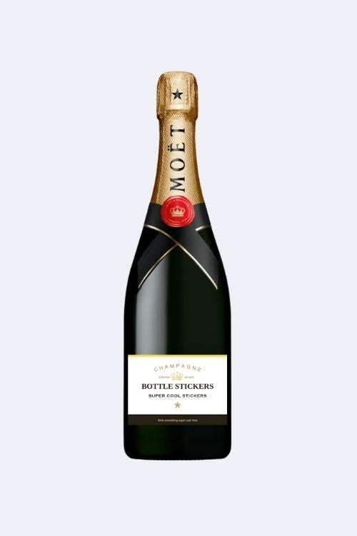 Etikett Till Moët Flaska 750ml