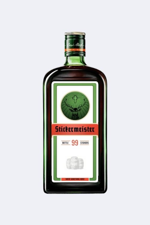 Etikett Till Jägermeister Flaska 700ml